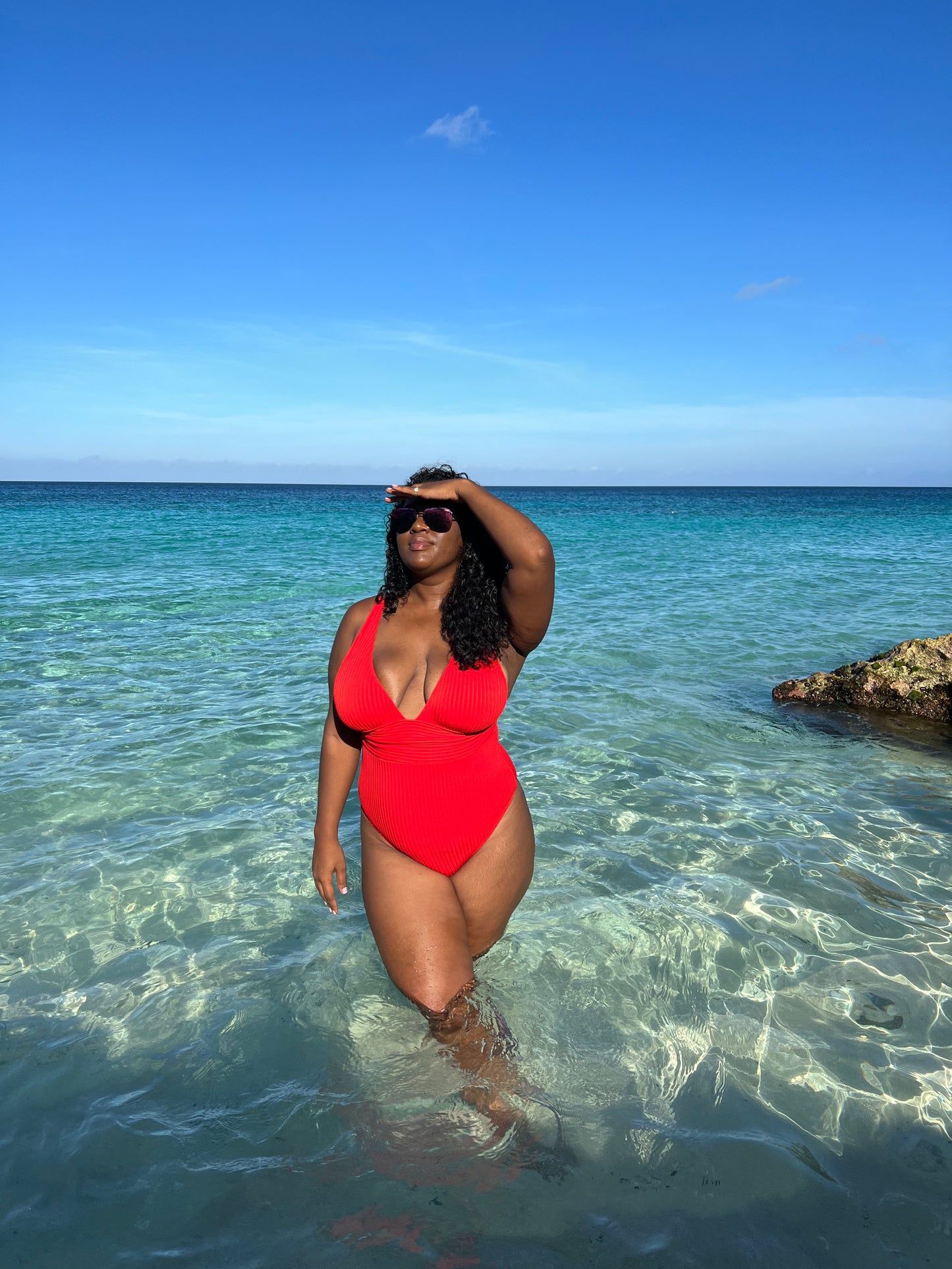 Tropical Red Stripes